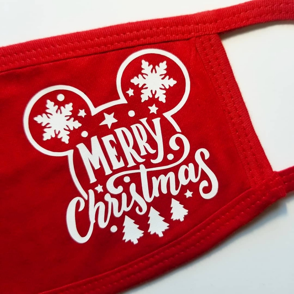 Disney christmas face mask